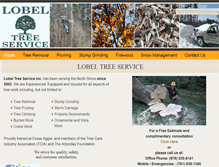 Tablet Screenshot of lobeltree.com